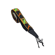 FENDER SPA MONOGRAMADA NEON Correa  Green and Orange