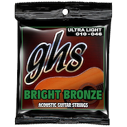 GHS BB10U  Bright Bronze 10-46 Encordado Acústica 010