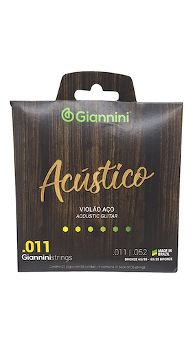 GIANNINI GESPW 11-52  Bronze 65/35 Encordado Acústica 011