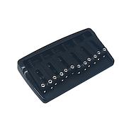 GOTOH 510FX-6 BS BK  Bridge w/screw 10.5mm Puente Strato 6cdas
