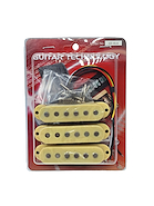 GUITAR TEC GS01A crema  ALNICO (x3) Micrófono Strato
