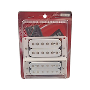 GUITAR TEC GOH100 wh  (x2)  blanco Micrófono Doble Bobina