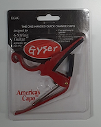 GYSER KG6G  rojo Capodastro Acústica / Eléctrica