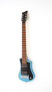 HOFNER SHORTY 2 Humbucker SH-D-BL azul Eléctrica  con funda