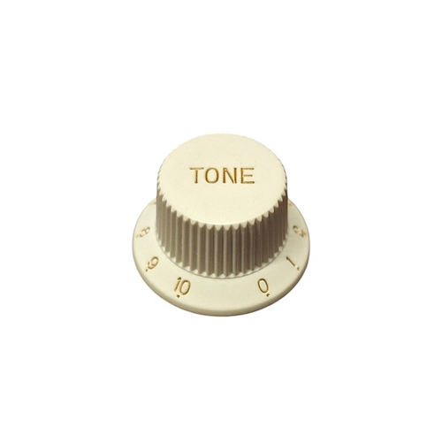 HOSCO - JAPAN K240 WH Tono SMALL Perilla Strato LETRA CHICA DE TONO