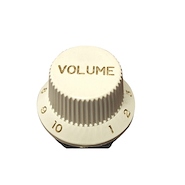 HOSCO - JAPAN K240 WH VOLUMEN SMALL Perilla Strato Letra de volumen chico