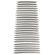 HOSCO - JAPAN HFS-M2-P24  2.7   Medium - Jumbo Traste ACERO  24 x 25mm