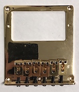 HOSCO - JAPAN GBTLH GD Doble Macizo Puente Telecaster 6 Saddle