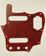 HOSCO - JAPAN JG-RT4P  rojo carey Pickguard Jaguar