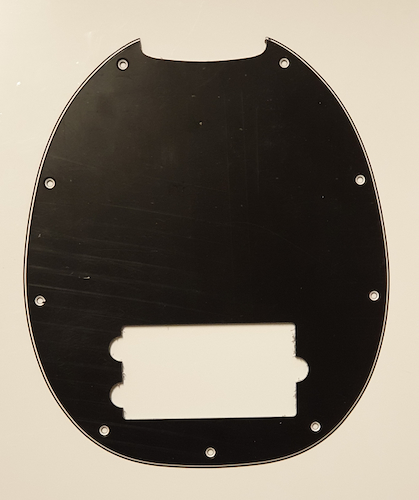 HOSCO - JAPAN MS-B3P  NEGRO Pickguard MusicMan