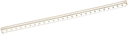 JIM DUNLOP 6150-T  -  2.591 x 1.067  TIRA Traste Alpaca  1 tira x 61cm