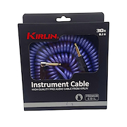 KIRLIN IPK-222BFGL 30 FT BKE 1/4 Mono Plug-1/4 Mono Plug