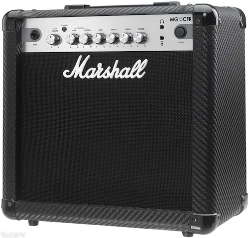 MARSHALL MG-15CFR REVERB 15w 1x8 Amplificador Guitarra - Fusion Musical