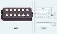 MINGS MMB6  c/u MusicMan Micrófono Bajo 6 Cdas.