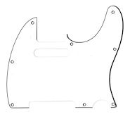 SAMBONG PM11  Blanco Pickguard Telecaster