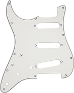 SAMBONG PM2-Z  Blanco ZURDO Pickguard Strato 3s ZURDO