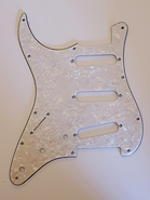 SAMBONG PM2-Z  Nacar Blanco ZURDO Pickguard Strato 3s ZURDO