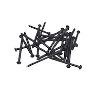 SCHALLER Tornillo para Bajo Negro Tornillo para microfono de bajo 37mm x 4 mm