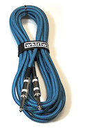 WHIRLWIND INSTB20-BLUE Cable instrumento	 Serie 'Connect', tipo plancha, 6 metros