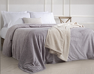 Frazada  Flannel Alcoyana Atlantic 2 1/2 PL - 220x240