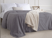 Frazada  Flannel Alcoyana Atlantic King Size  - 240x270