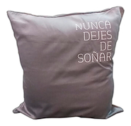 Almohadon C/ Frases Gabardina 45x45 - Con Relleno