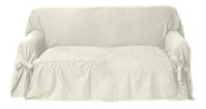 Funda De Sillon 2 Cuerpos En Tela Rustica Rombo