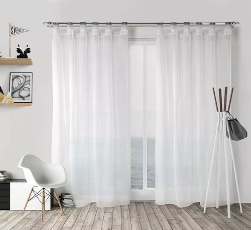 Cortinas De Voile (2 Paños De 1,40 X 2,10)