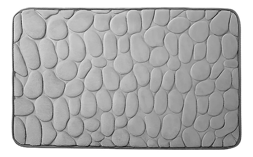 Alfombra Antideslizante Piedras Soft Toilet 35x50