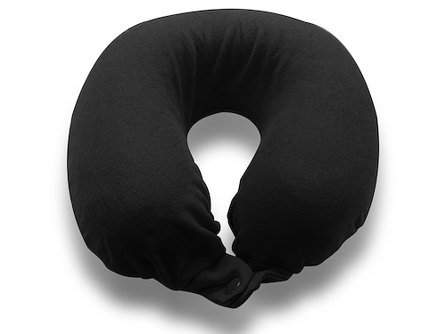 Almohada De Cuello Cervical De Viaje Viscoelastica Blanco Mushka