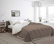 Edredón Flannel Estampado con corderito 220x240 xm