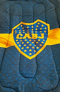 Acolchado De 1 1/2pl. Reversible BOCA JUNIORS