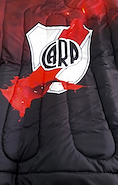 Acolchado De 1 1/2pl. Reversible RIVER PLATE