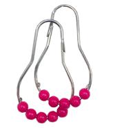 Ganchos de Cortina Baño Roller Ball en Colores x 12