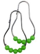 Ganchos de Cortina Baño Roller Ball en Colores x 12