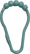 Gancho Roller Para Cortina Baño 12 Unidades Plastico Color