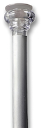 Barral Extensible De Aluminio Con Bocha Transparente