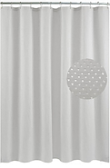 Cortina De Baño Teflon Estampada Hotel Rayada + Ganchos
