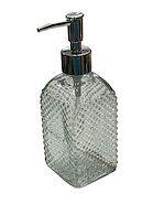 Dispenser Vidrio Jabón Líquido Shampoo Detergente