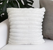 Funda De Almohadon Soft Rayas 45x45 con Cierre
