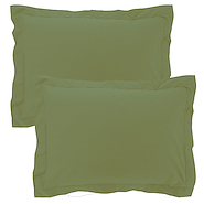 Fundas De Almohadones con pestaña 50x70 Pack x 2