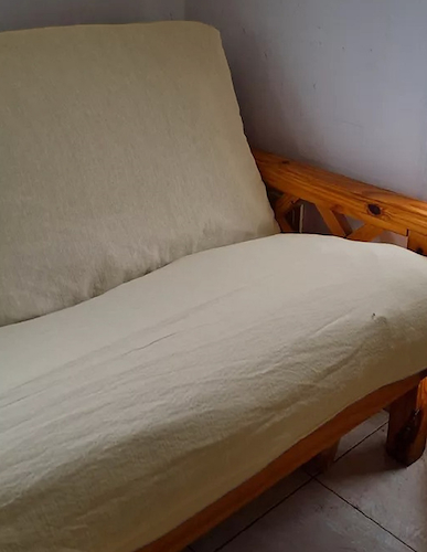 Funda De Futon Tela Madras 140x190