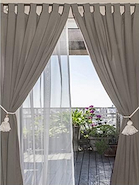 Cortina Larga Ambiente Doble Panama + Fantasy 135x210