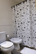 Cortina De Baño Simple Fantastica Con Ganchos