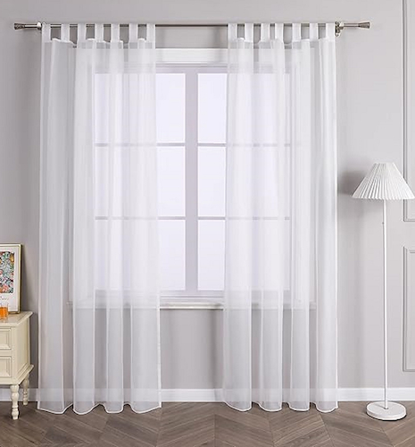 Cortina Larga Voile Con Presilla 140x220 Touch
