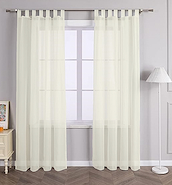 Cortina Larga Voile Con Presilla 140x220 Touch