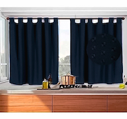 Cortina De Cocina Motita. 1.20 X 1.20 Mtr