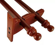 Combo 2 Barral Doble Madera 2.60 Mts