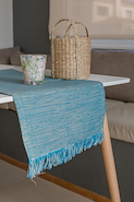 Camino Jakard Liso 40 x 150 cms Con Flecos