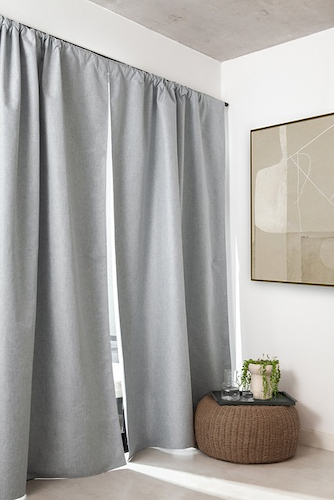 Cortina Black Out 100%  Lino Larga KE 140 x 210 cm